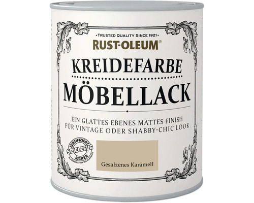 Peinture craie peinture pour meubles Rust-Oleum® caramel 750 ml Peinture à la craie pour meubles Rust-Oleum en bidon
