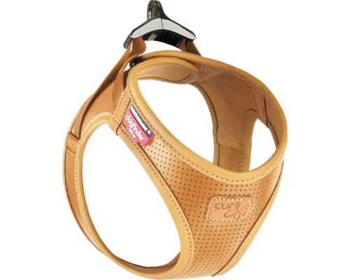 Harnais pour chien Curli en cuir avec Dogfinder