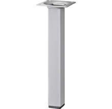 Tarrox Tischbein vierkant 25 x 25 x 200 mm, silber