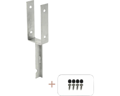 Support de poteau avec vis pour la fixation de poteaux en bois