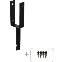 Support de poteau avec vis pour la fixation des poteaux en bois