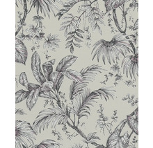 Vliestapete 82338 Jackie Dschungelblätter beige