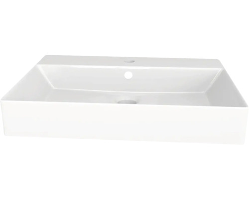 Lavabo standard Devo Viva 2.0 70 x 46 cm blanc avec revêtement UM-SANOVIT70S Vasque à poser en céramique