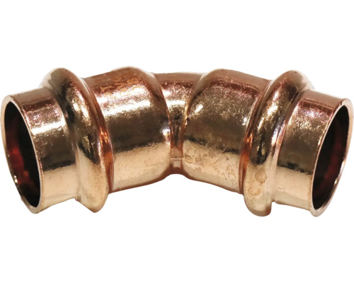 Kupferfitting 90-Grad-Bogen