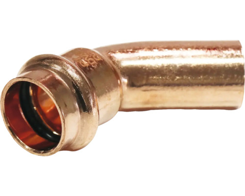 Kupfer Pressfitting 45 Grad Winkel