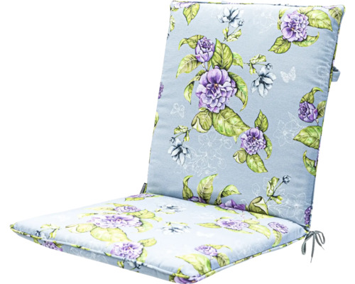 Coussin pour siège empilable Blossem violet 97x49x4,5 cm