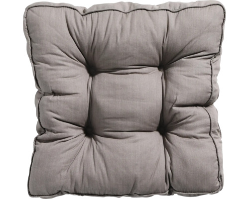 Coussin d'assise Basic taupe 38x38x5 cm