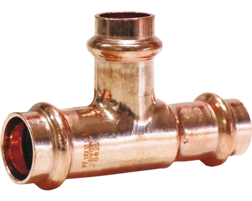 T-Stück aus Kupfer für Sanitärinstallationen