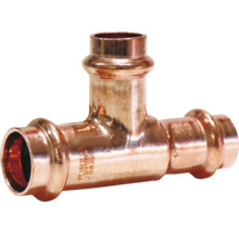 T-Stück aus Kupfer zum Verbinden von Rohren