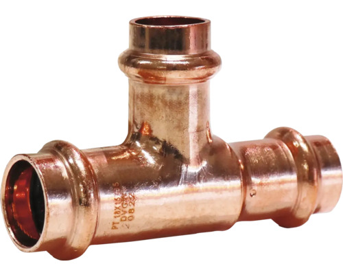 Pressfitting T-Stück aus Metall für Sanitäranwendungen