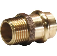 Raccord à sertir avec filetage mâle en métal