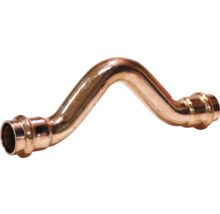Kupferrohrbogen mit Pressverbindung