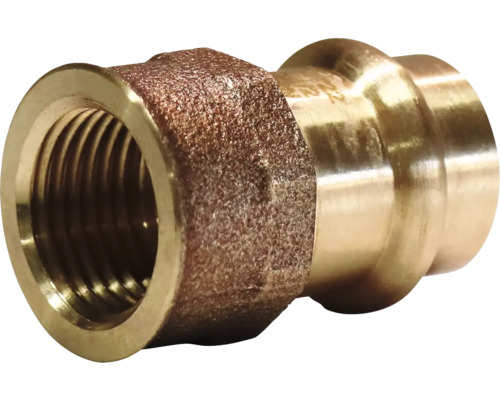 Raccord en laiton avec filetage intérieur pour installations sanitaires