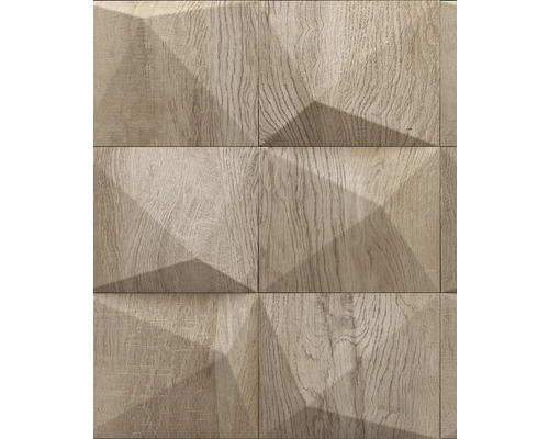Papier peint intissé 34851 GZSZ aspect bois beige marron Carreaux muraux décoratifs aspect bois
