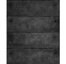 Quatre palissades en béton avec surface lisse