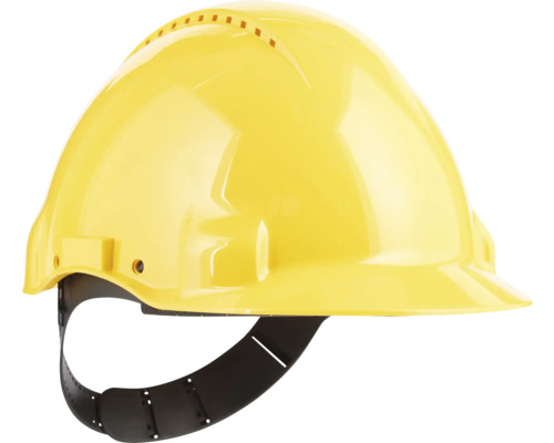 Gelber Bauhelm für den Kopfschutz