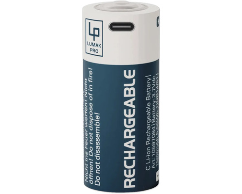 Lumak Pro C Lithium-Ionen-Akku mit USB-Anschluss