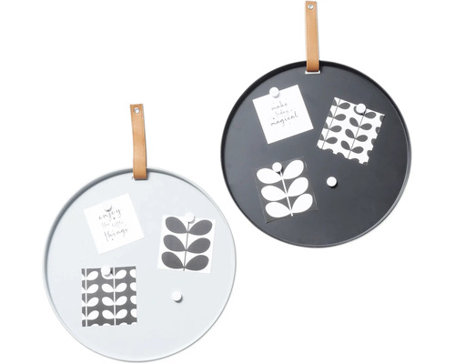 Present Time Magnettafel Perky In Weiß – Schlichtes Memoboard Mit 6 Magneten