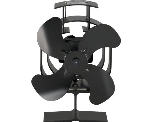 Kaminofenventilator mit vier Flügeln aus Metall