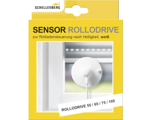Schellenberg Sensor RolloDrive pour commande de volet roulant en fonction de la luminosité