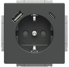 Prise de courant avec port USB A et USB C