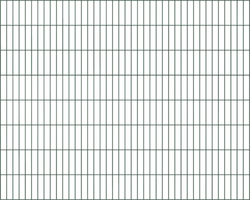 Panneau rigide double fil ALBERTS type 6/5/6 200 x 160 cm vert Panneau de clôture en métal