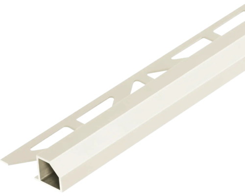 Profilé de finition DURAL Duraplus Diamond beige 250 x 11 mm Profilé de carreaux en métal