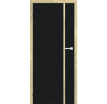 Porte intérieure avec cadre en bois et ferrures