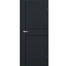 Schwarze Innentür mit Türgriff