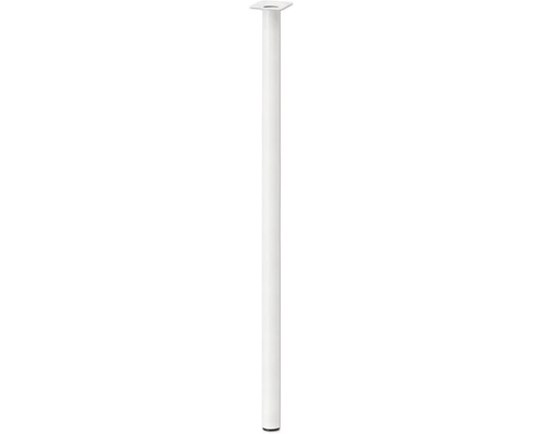 Tarrox Tischbein rund Ø 30 x 700 mm, weiß Abflussrohr aus Kunststoff