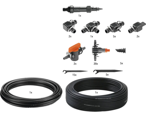 Pack kit d'arrosage pour carré potager GARDENA Micro-Drip