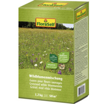 FloraSelf Wildblumensamenmischung, 1,2 Kilogramm für 50 Quadratmeter
