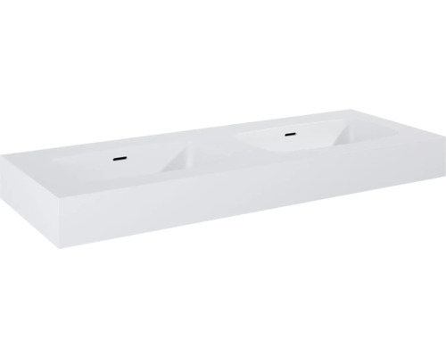 Vasque double Jungborn DECEM 1210 x 460 mm blanc mat