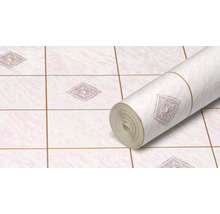 Rouleau de papier peint vinyle avec motif de carreaux