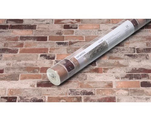Rouleau de papier peint avec motif de brique
