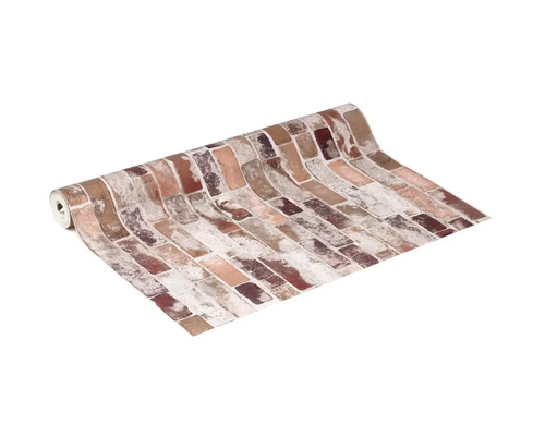 Rouleau de papier peint avec motif de briques