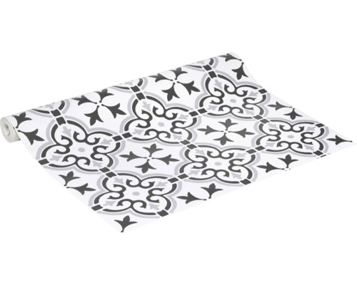 Rouleau de papier peint vinyle à motif de carreaux