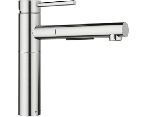 Robinet de cuisine avec douchette Blanco ALTA-S II acier inoxydable brossé 527544 Robinet de cuisine en métal avec douchette extractible