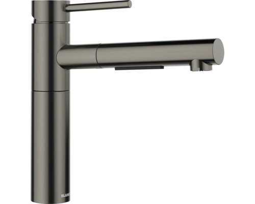 Blanco Küchenarmatur mit Handbrause ALTA-S II satin dark steel satiniert 527555 Küchenarmatur mit Ausziehbrause