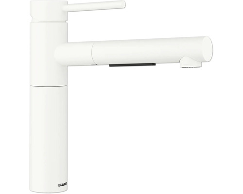 Robinet de cuisine avec douchette Blanco ALTA-S II blanc silgranit mat 527552 Robinet de cuisine avec bec