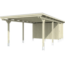 Holzcarport mit Geräteraum