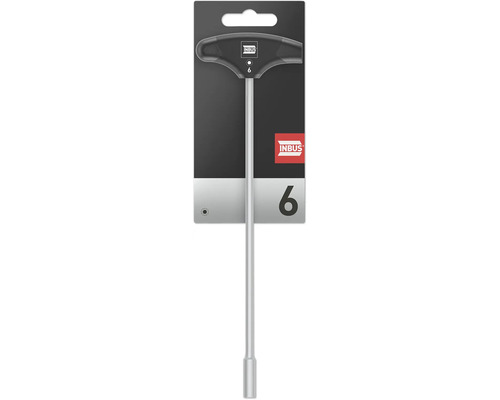 INBUS® 71888 T-Griff Außensechskant Steckschlüssel 6mm, mit HybridTouch — Made in Germany INBUS® 71888 T-Griff Außensechskant Steckschlüssel 6mm, mit HybridTouch — Made in Germany