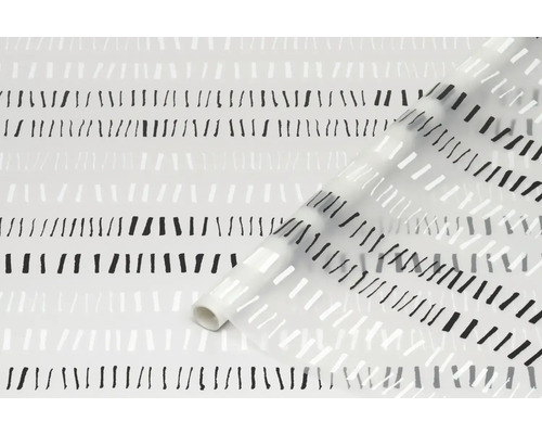 Rolle transparente Folie mit Streifenmuster