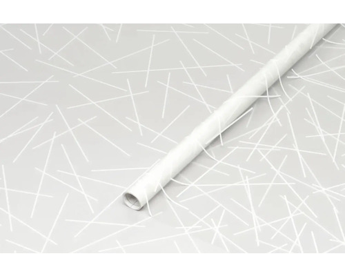 Rouleau de film pour meubles avec motif de lignes blanches
