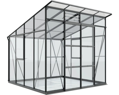 Gewächshaus mit Rahmen und Fenstern