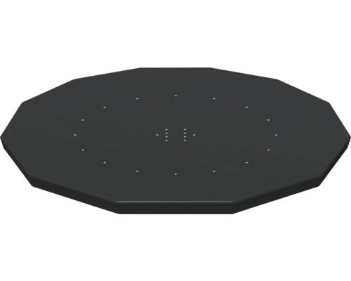 Achteckige Grillplatte mit Löchern