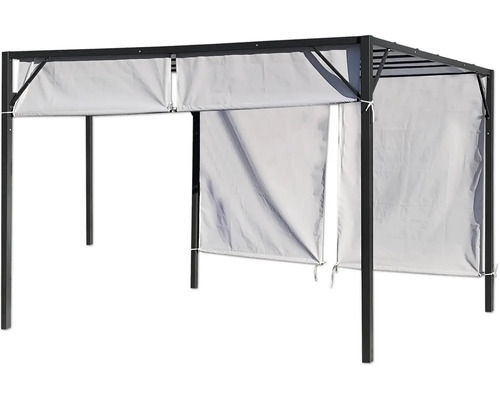 Pavillon mit Vorhängen für den Außenbereich