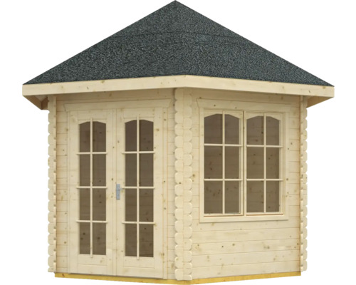 Maison de jardin en bois avec double porte et fenêtre