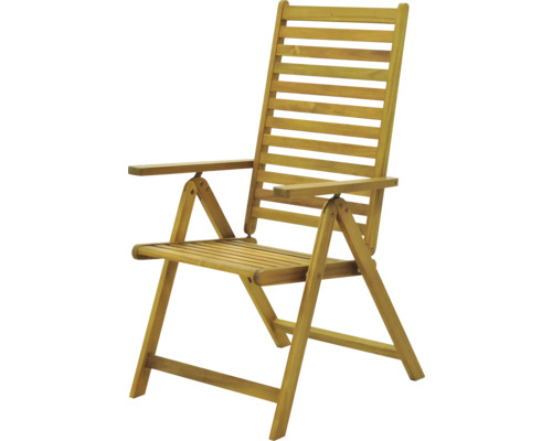 Gartenstuhl aus Holz mit Armlehnen