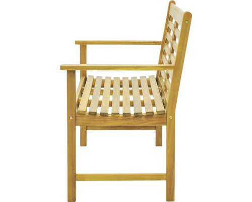 Banc en bois avec accoudoirs pour l''extérieur